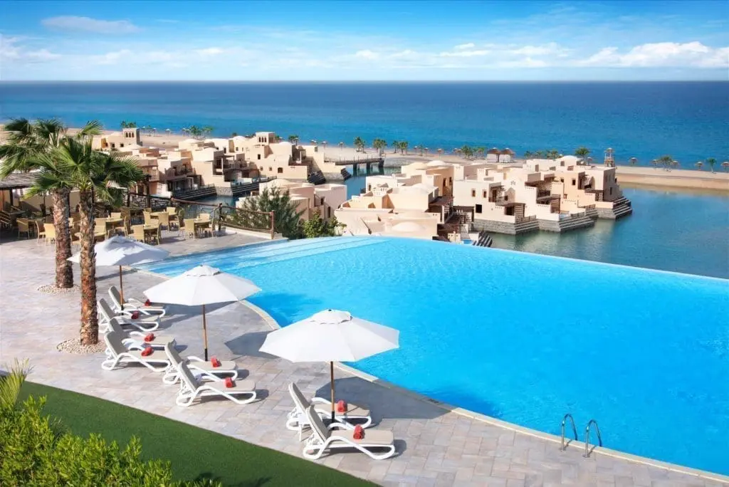 The Cove Rotana Resort Sunset Pool