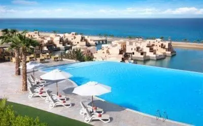 The Cove Rotana Resort Sunset Pool