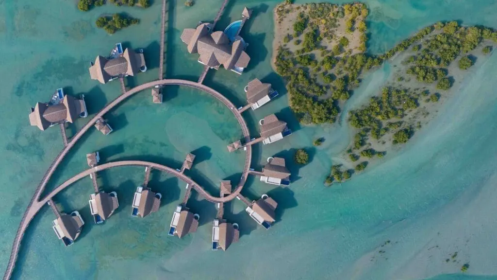 Anantara Mina al arab aerial view