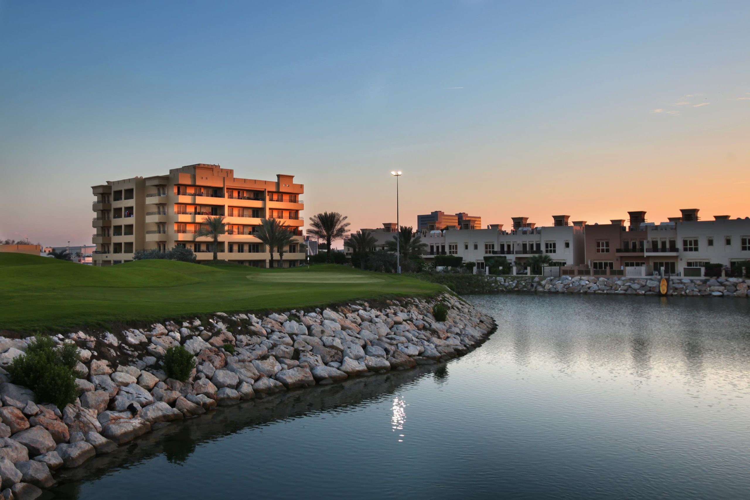 Al Hamra Golf Club Sunset