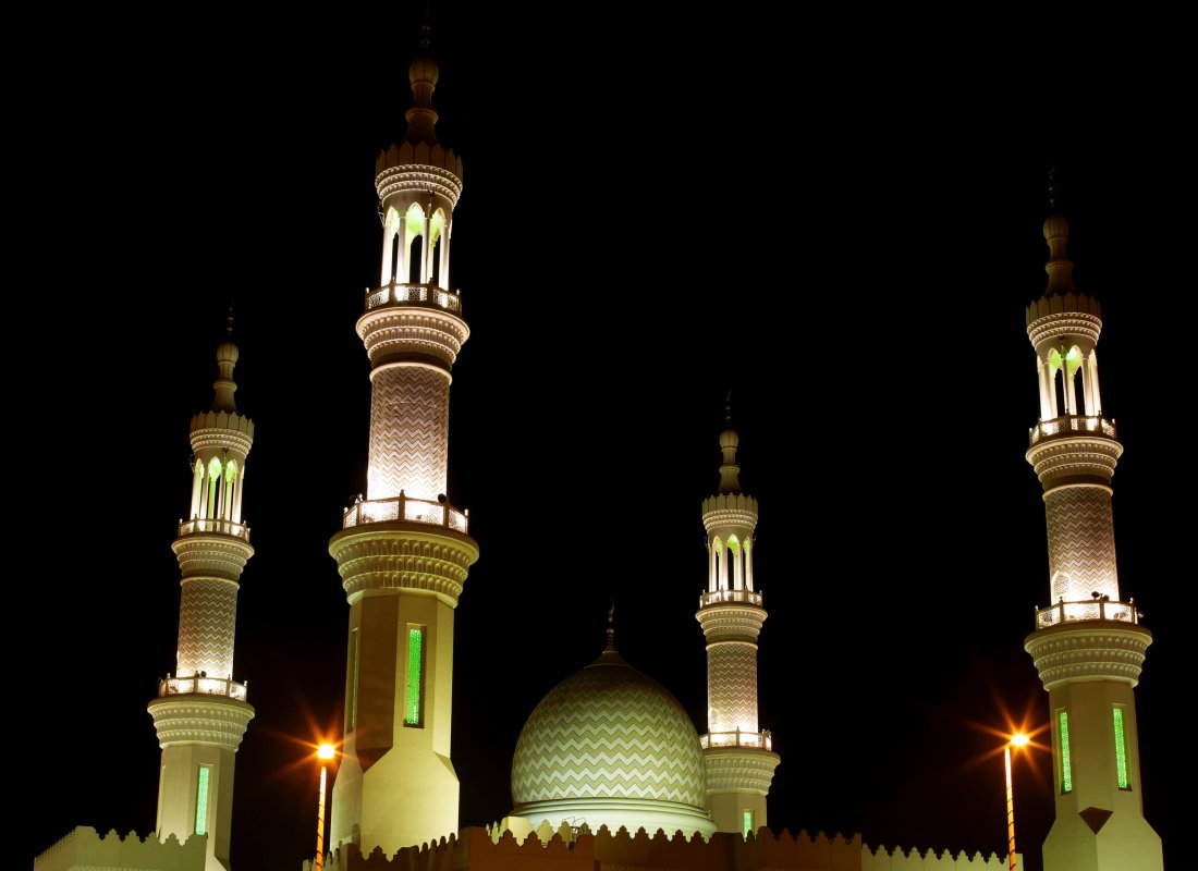 Sheikh Zayed Mosque Night View